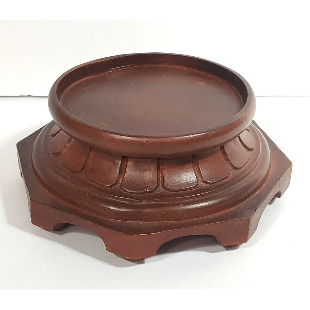 Wooden Display Round Wood Display Base Decorative Base Crafts Keepsake